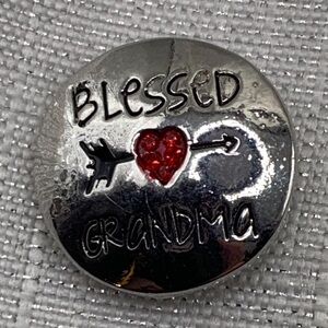 BLESSED GRANDMA - Genuine Ginger Snaps & Co. Snap Button Charm - 18mm/20mm